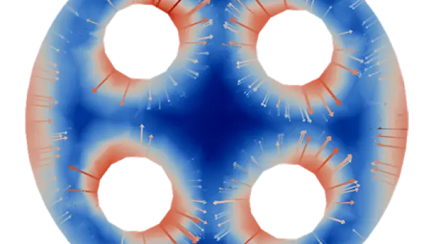 elektrické pole uvnitř dielektrika